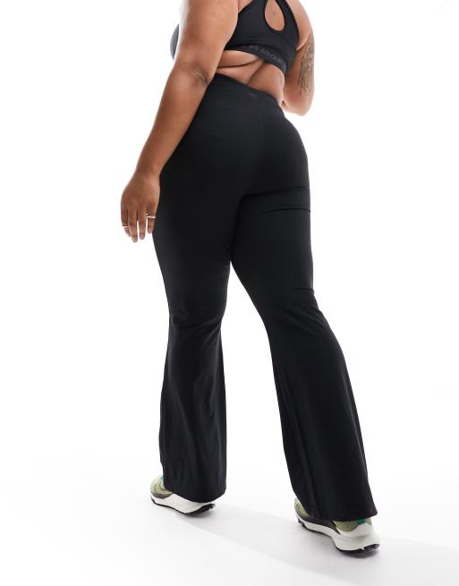 ASOS 4505 Hourglass slim kick flare legging with deep wrap waistband in rib  co ord