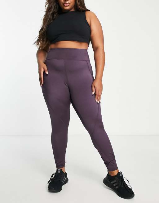 ASOS 4505 Curve training leggings in sheen