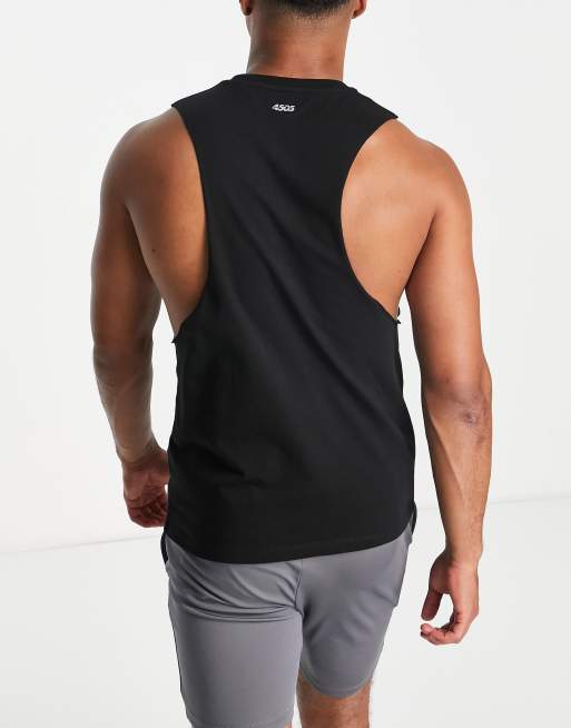 ASOS 4505 - Débardeur de sport à logo emblématique et emmanchures larges, 2 de 4