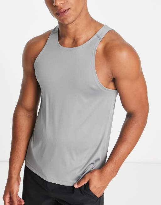 ASOS 4505 - Débardeur de sport à séchage rapide - Gris