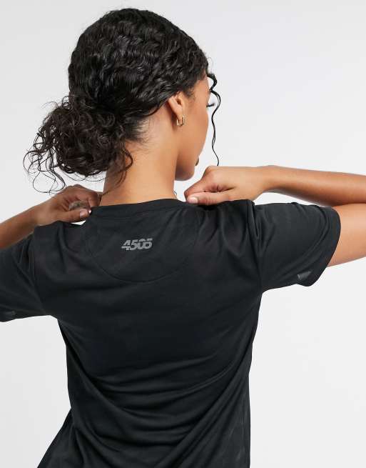 ASOS 4505 – Djurmönstrad t-shirt i jacquard som andas