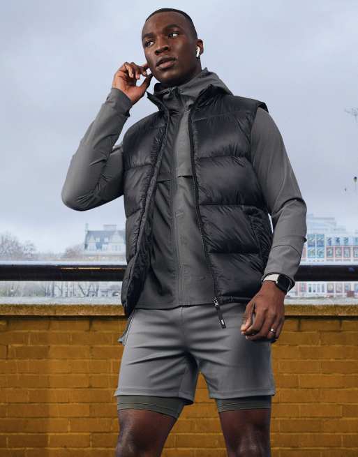 ASOS 4505 - Gilet de course sans manches réfléchissant avec poches  fonctionnelles