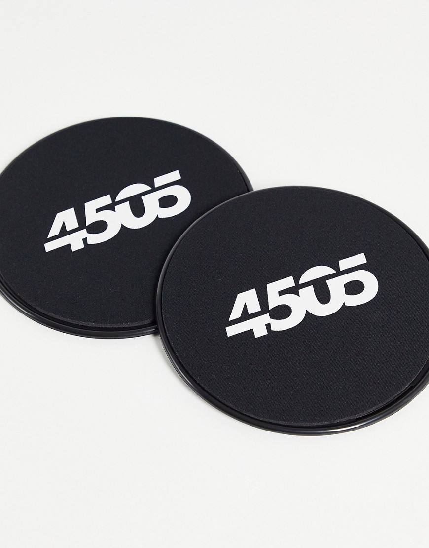 ASOS 4505 exercise sliders 2 pack-Black