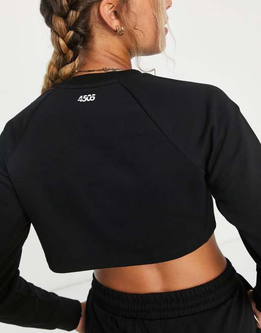 ASOS 4505 - Felpa corta da allenamento in coordinato