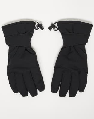ASOS 4505 - Gants de ski déperlants avec essuie-masque - Noir