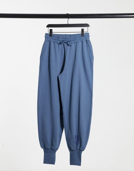 ASOS 4505 – Gerippte Unisex-Jogginghose mit engen Bündchen