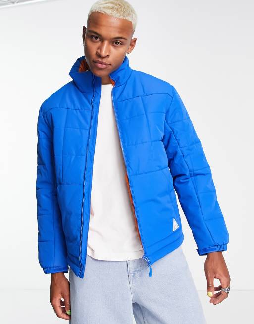 ASOS 4505 - Gewatteerd puffer jack in blauw