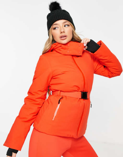 ASOS 4505 - Giacca da sci con cintura e cappuccio