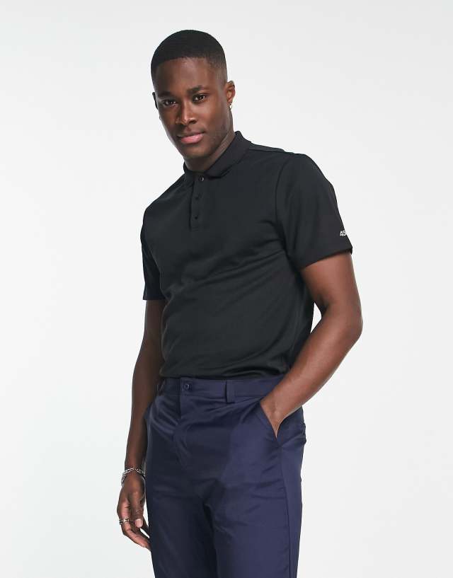 ASOS 4505 golf polo with quick dry in black