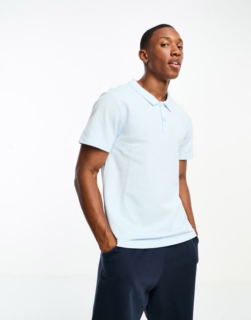 Light blue golf clearance shirt