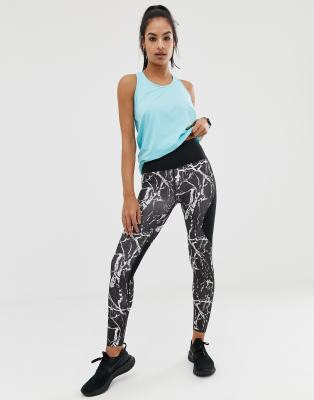 marble gym leggings