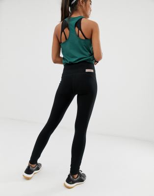 high waisted black sports leggings