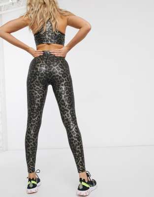 asos leopard leggings