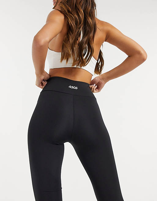 ASOS 4505 high waisted legging with lace up front