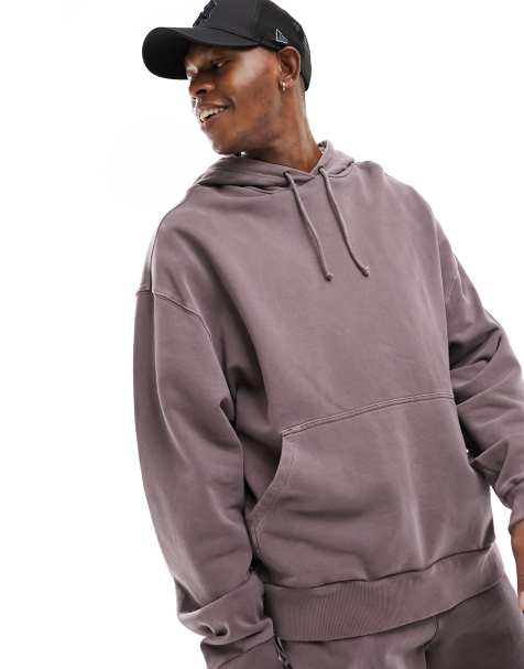 Baby pink hoodie discount men