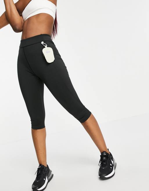 ASOS 4505 Hourglass capri legging with detachable bag