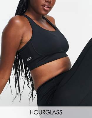 ASOS 4505 Hourglass high impact sports bra  - ASOS Price Checker
