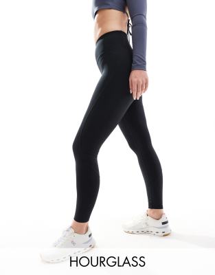 ASOS 4505 Hourglass - Icon - Gesäßformende Sport-Leggings in Schwarz