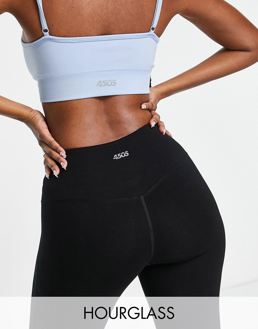 ASOS 4505 Hourglass icon legging in cotton touch-Black