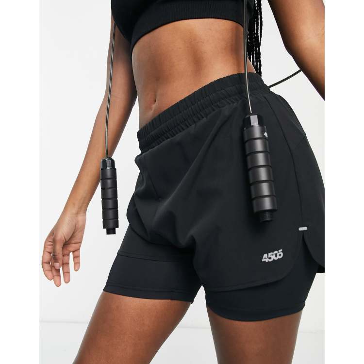 ASOS 4505 Icon 8 inch legging shorts with booty sculpt detail in