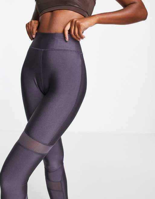 ASOS 4505 Hourglass legging in high shine and mesh