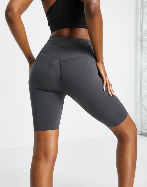 ASOS 4505 Hourglass - Short legging moulant à emblème effet coton 