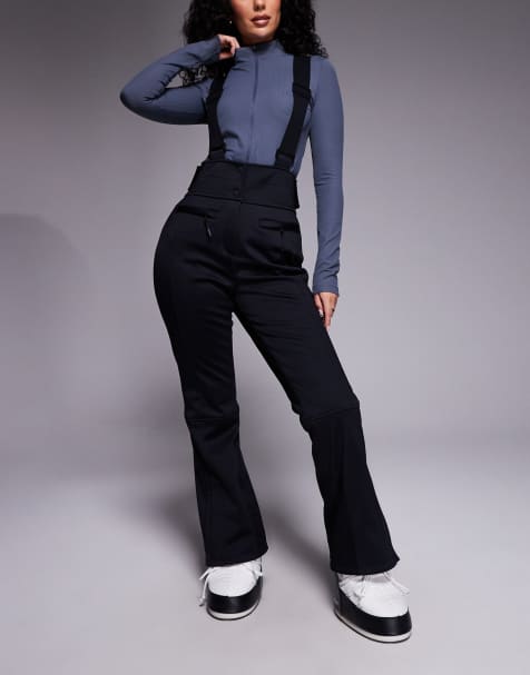 ASOS 4505 Hourglass - Ski - Sorte vandafvisende softshell-skibukser med svaj - view 1