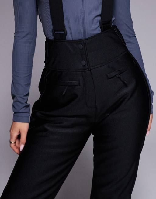 ASOS 4505 Hourglass Ski – Wasserabweisende, ausgestellte Softshell-Skihose in Schwarz, 3 von 5