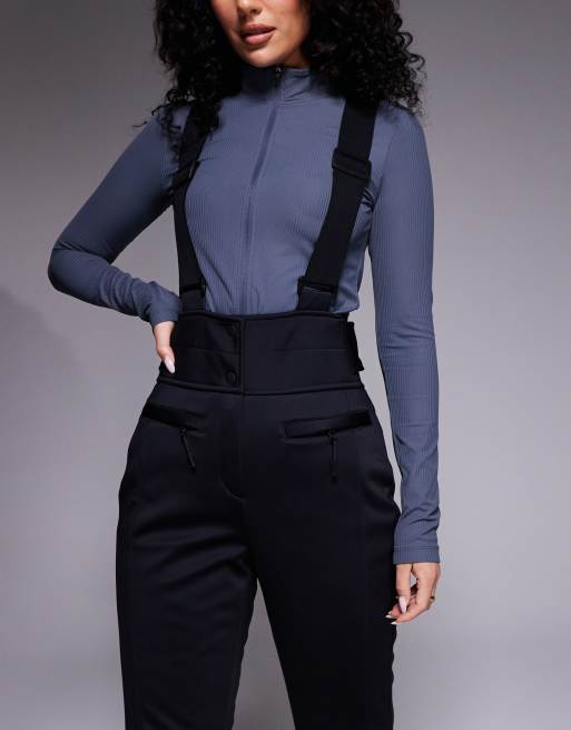 ASOS 4505 Hourglass Ski – Wasserabweisende, ausgestellte Softshell-Skihose in Schwarz, 4 von 5