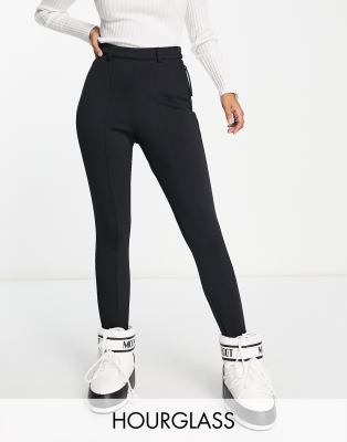 ASOS 4505 skinny ski pants with biker detail in white