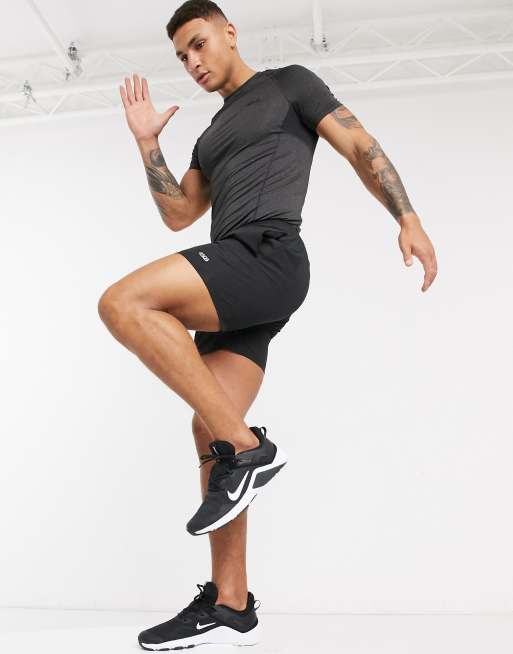 ASOS 4505 - Icon - 13 cm lange sneldrogende trainingshort met logo in zwart , 4 van 4