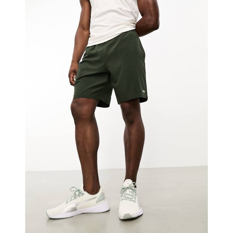 ASOS 4505 Icon 18cm training shorts with quick dry in khaki