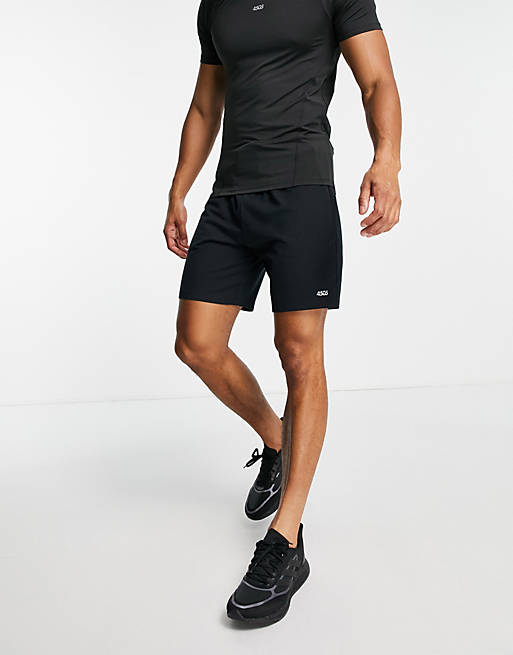 ASOS 4505 Icon 19cm training sweat shorts with quick dry in black