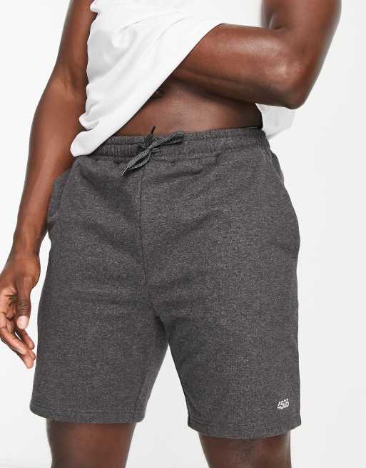 ASOS 4505 Icon 19cm training sweat shorts with quick dry in charcoal marl 