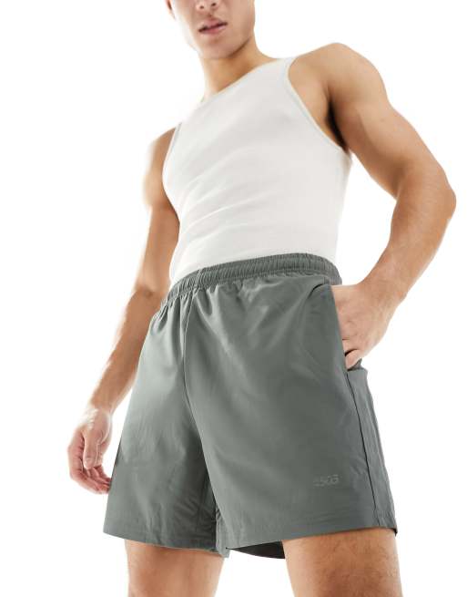 ASOS 4505 icon 5 inch training shorts with quick dry in khaki