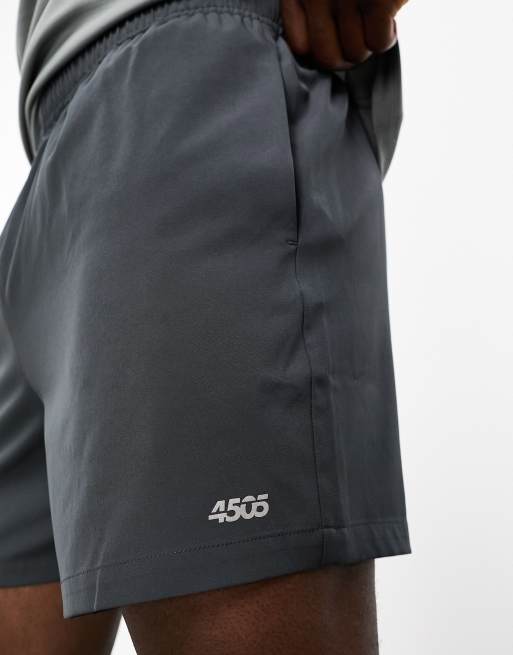 ASOS 4505 Icon 5 inch training shorts in mid length with quick dry in black