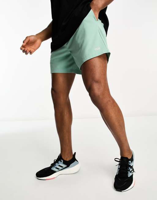 ASOS 4505 Icon 5 inch training shorts with quick dry in green