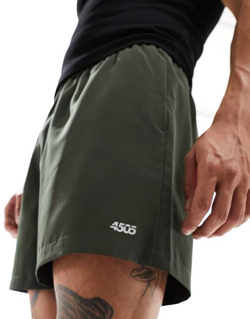 ASOS 4505 Icon 5 inch training shorts with quick dry in black and grey