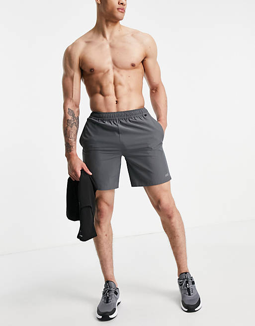 ASOS 4505 Icon 7 inch training short with quick dry in dark grey