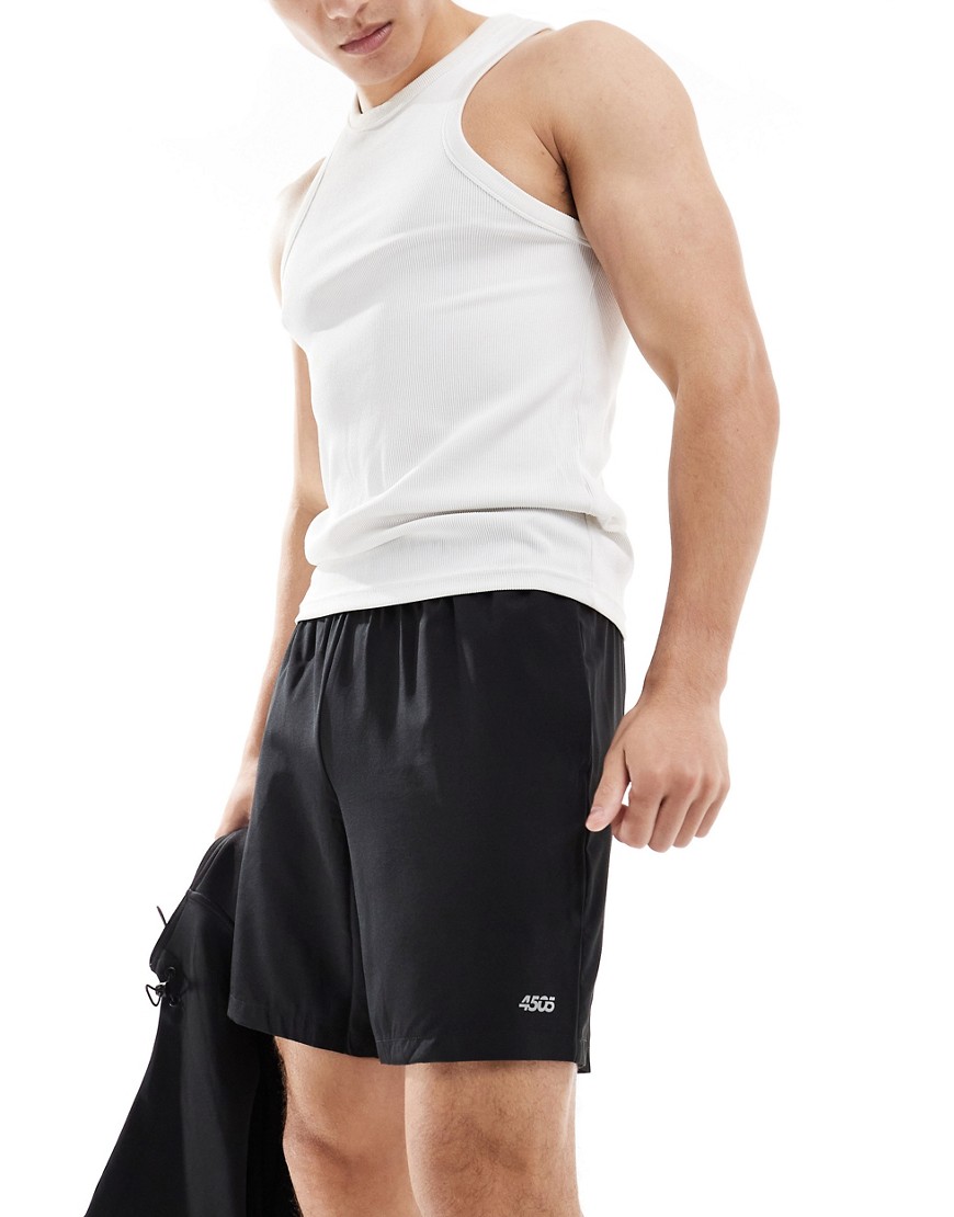 4505 icon 7 inch training shorts with quick dry in black