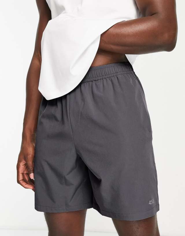 ASOS 4505 icon 7 inch training shorts with quick dry in gray