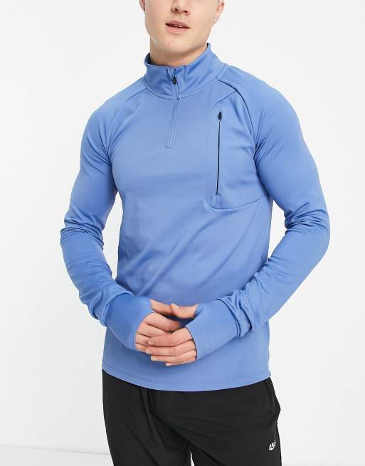 ASOS 4505 – Icon – Bluza treningowa o kroju podkreślającym sylwetkę z zamkiem 1/4 