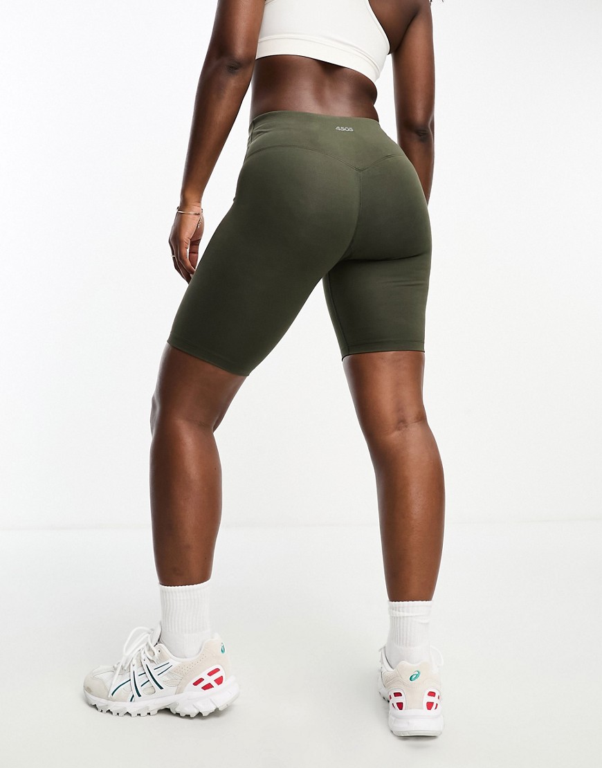ASOS 4505 Icon booty legging short in cotton touch-Green