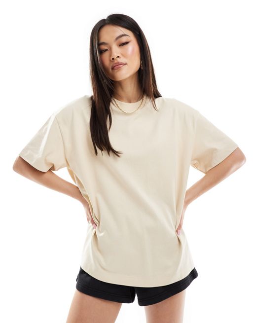 FhyzicsShops 4505 Icon boxy heavyweight oversized t-shirt with quick dry in putty