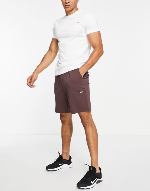 ASOS 4505 – Icon – Bruna träningsshorts i snabbtorkande material
