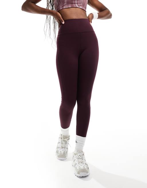 ASOS 4505 Icon bum sculpt gym legging in burgundy ASOS