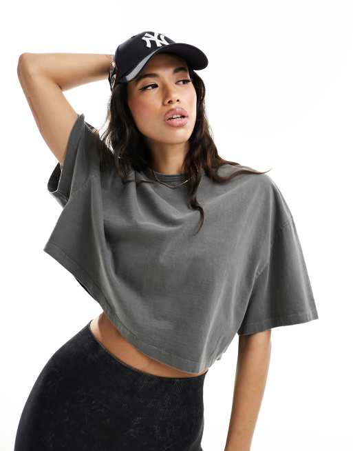 ASOS 4505 Icon crop t-shirt