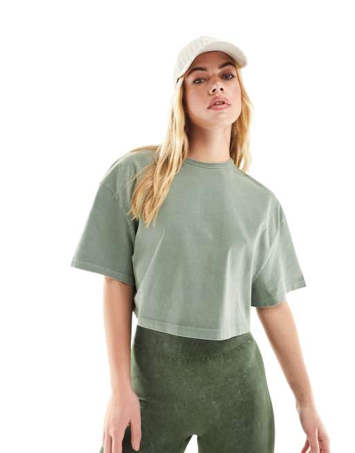 ASOS 4505 icon crop t-shirt 