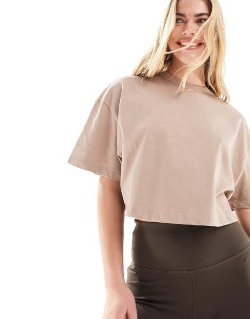 ASOS 4505 icon crop t-shirt 