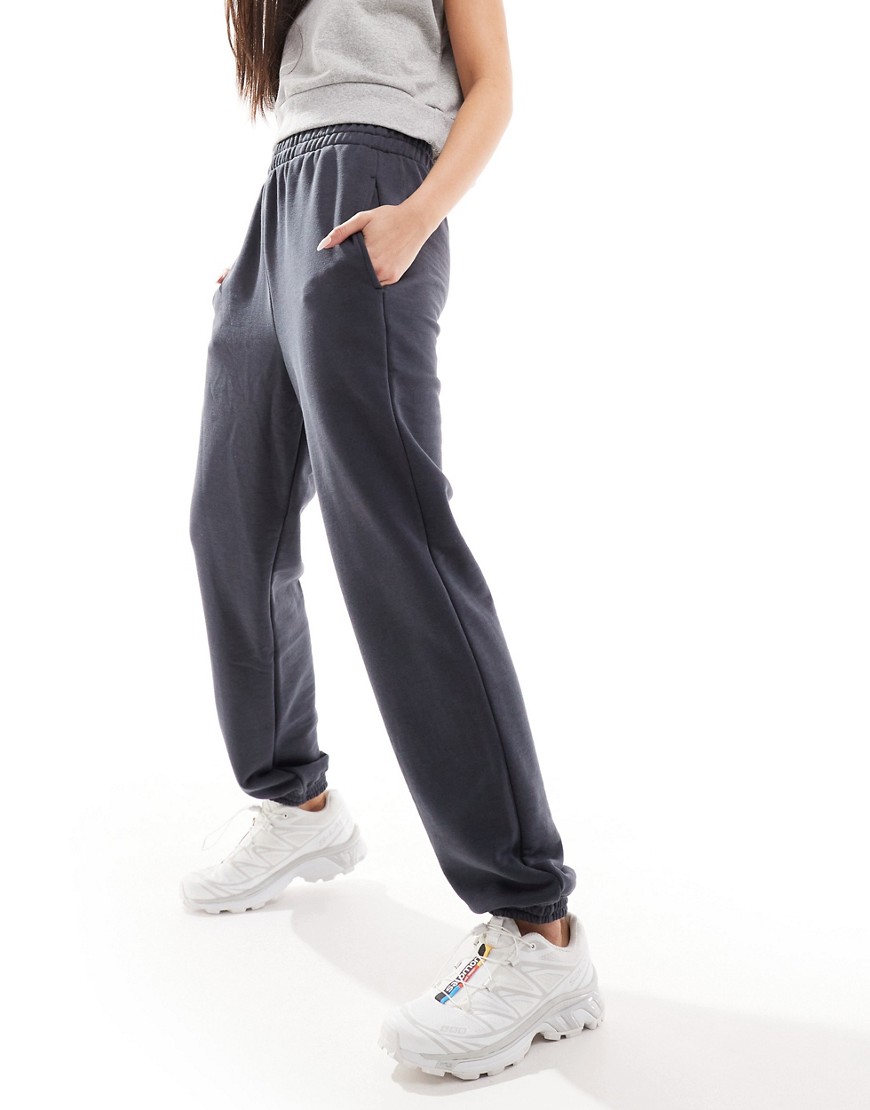 Asos Design 4505 Icon Fleece Sweatpants In Slate Blue Gray